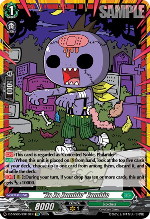 "Zo Zo Zombie" Zombie (DZ-SS05/CR10EN) [DZ-SS05: CoroCoro Start Deck Pack] | Pegasus Games WI
