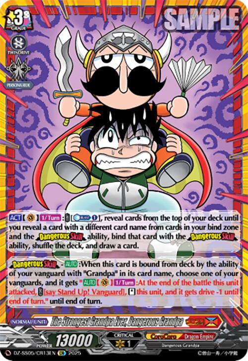 The Strongest Grandpa Ever, Dangerous Grandpa (DZ-SS05/CR13EN) [DZ-SS05: CoroCoro Start Deck Pack] | Pegasus Games WI