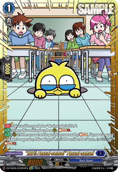 "100% Pascal-sensei" Pascal-sensei (DZ-SS05/GCR04EN) [DZ-SS05: CoroCoro Start Deck Pack] | Pegasus Games WI