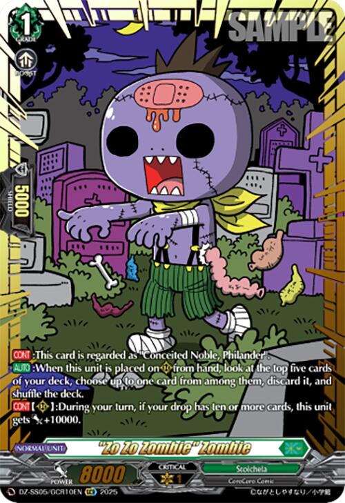"Zo Zo Zombie" Zombie (DZ-SS05/GCR10EN) [DZ-SS05: CoroCoro Start Deck Pack] | Pegasus Games WI