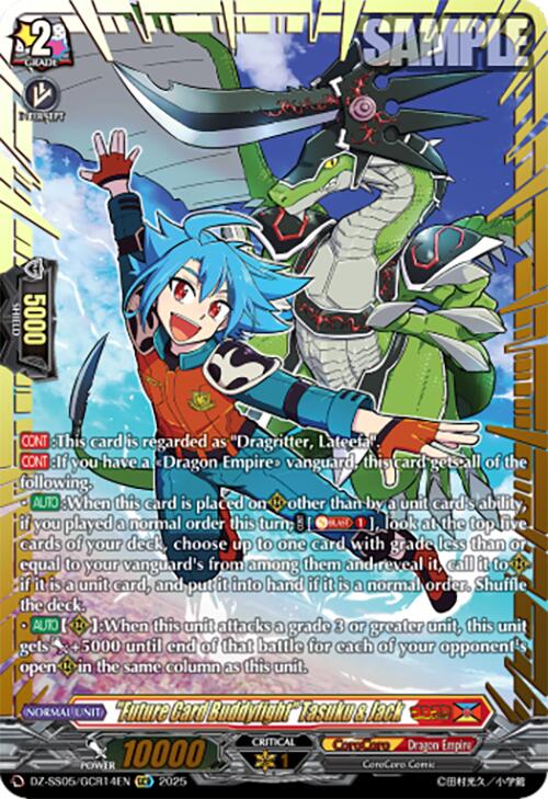"Future Card Buddyfight" Tasuku & Jack (DZ-SS05/GCR14EN) [DZ-SS05: CoroCoro Start Deck Pack] | Pegasus Games WI