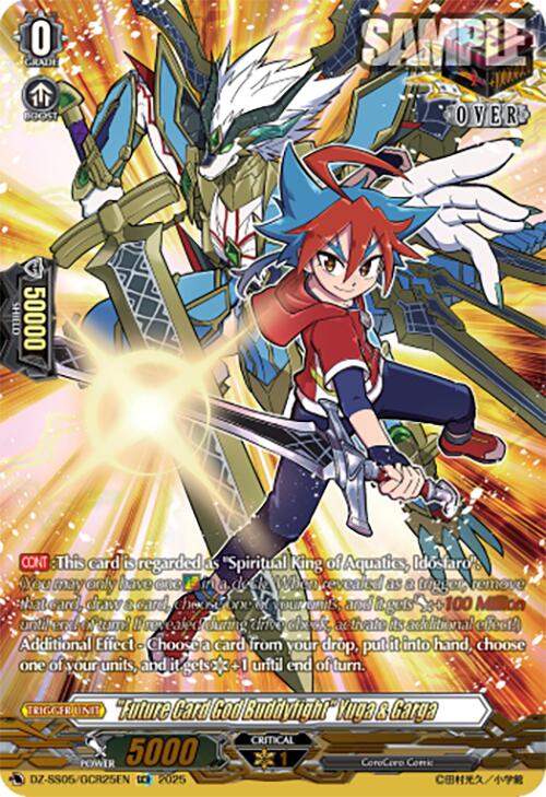 "Future Card God Buddyfight" Yuga & Garga (DZ-SS05/GCR25EN) [DZ-SS05: CoroCoro Start Deck Pack] | Pegasus Games WI