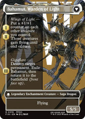 Dion, Bahamut's Dominant // Bahamut, Warden of Light (Borderless) [FINAL FANTASY] | Pegasus Games WI