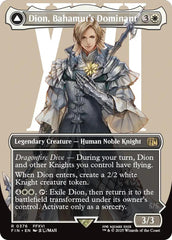 Dion, Bahamut's Dominant // Bahamut, Warden of Light (Borderless) [FINAL FANTASY] | Pegasus Games WI