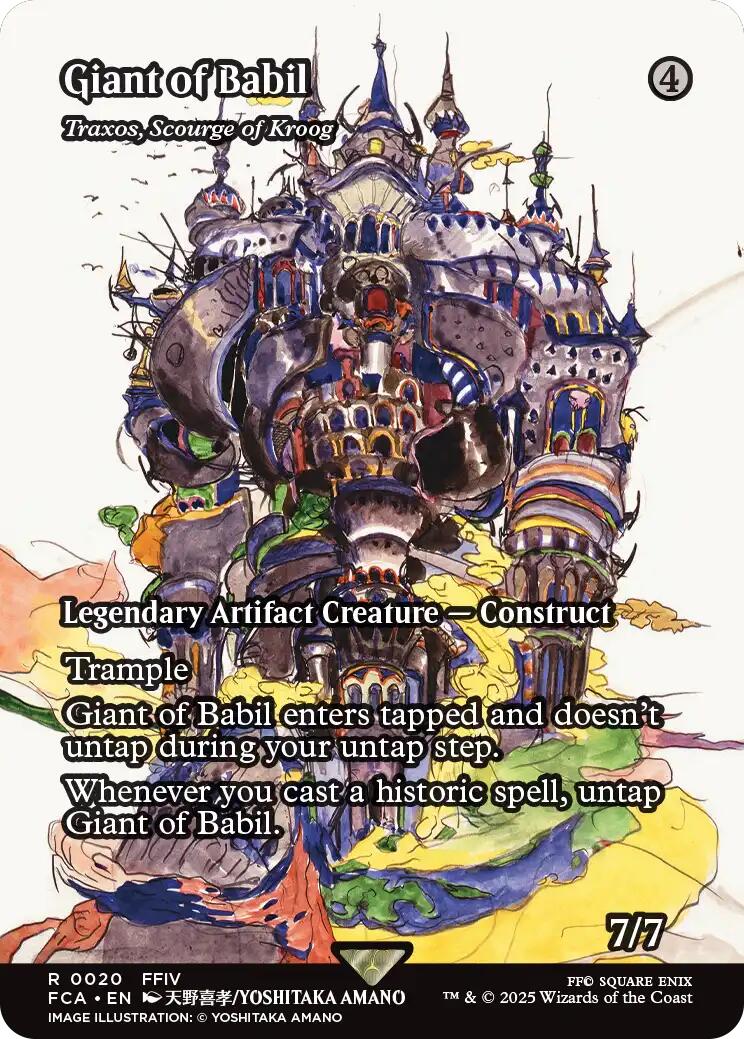 Giant of Babil - Traxos, Scourge of Kroog (Showcase) [FINAL FANTASY : Through the Ages] | Pegasus Games WI