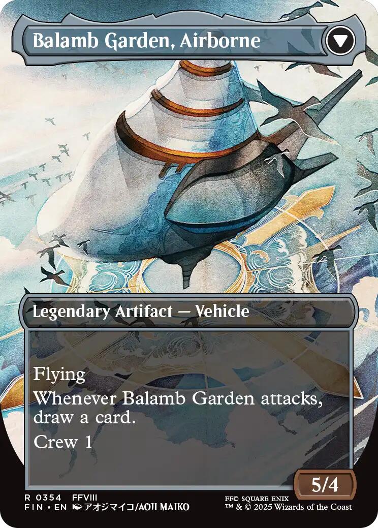 Balamb Garden, SeeD Academy // Balamb Garden, Airborne (Borderless) [FINAL FANTASY] | Pegasus Games WI