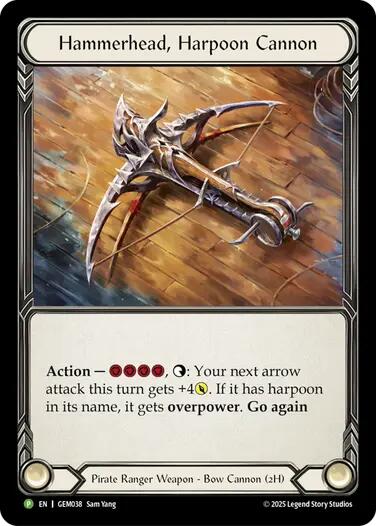 Hammerhead, Harpoon Cannon [GEM038] (GEM Pack 2)  Cold Foil | Pegasus Games WI