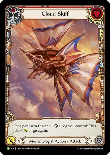 Cloud Skiff (Red) [GEM041] (GEM Pack 2) | Pegasus Games WI