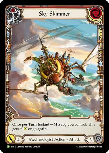 Sky Skimmer (Red) [GEM042] (GEM Pack 2) | Pegasus Games WI