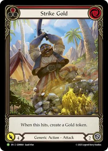 Strike Gold (Red) [GEM064] (GEM Pack 2) | Pegasus Games WI
