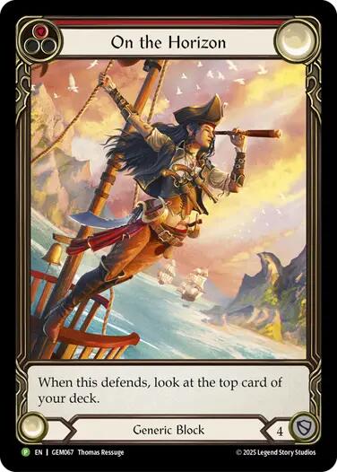 On the Horizon (Red) [GEM067] (GEM Pack 2) | Pegasus Games WI