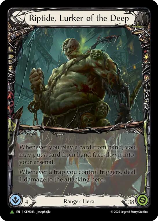 Riptide, Lurker of the Deep (Marvel) [GEM033] (GEM Pack 2)  Cold Foil | Pegasus Games WI