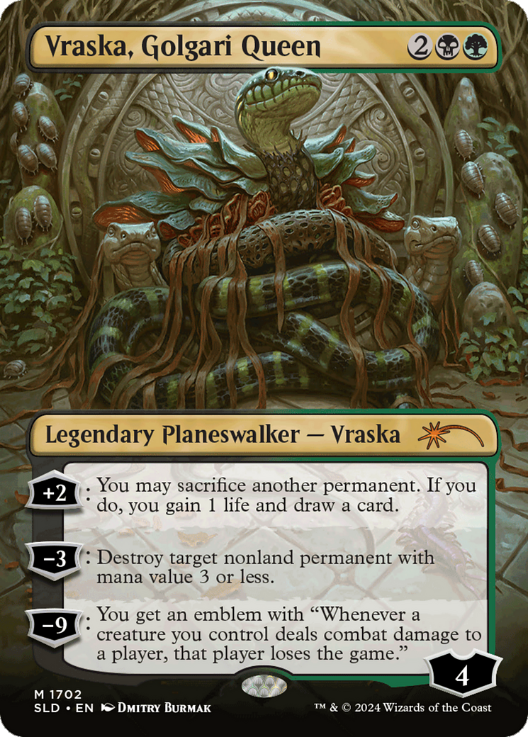 Vraska, Golgari Queen (1702) [Secret Lair Drop Series] | Pegasus Games WI