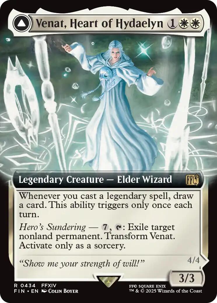Venat, Heart of Hydaelyn // Hydaelyn, the Mothercrystal (Extended Art) [FINAL FANTASY] | Pegasus Games WI