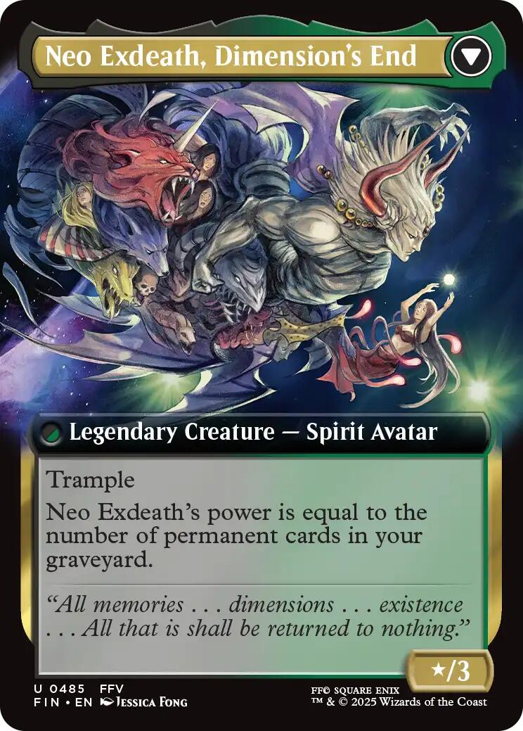 Exdeath, Void Warlock // Neo Exdeath, Dimension's End (Extended Art) [FINAL FANTASY] | Pegasus Games WI