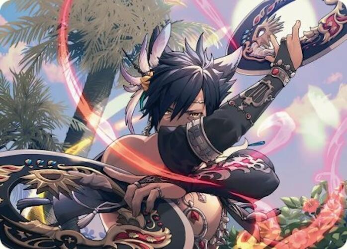 Dancer's Chakrams Art Card [FINAL FANTASY Art Series] | Pegasus Games WI