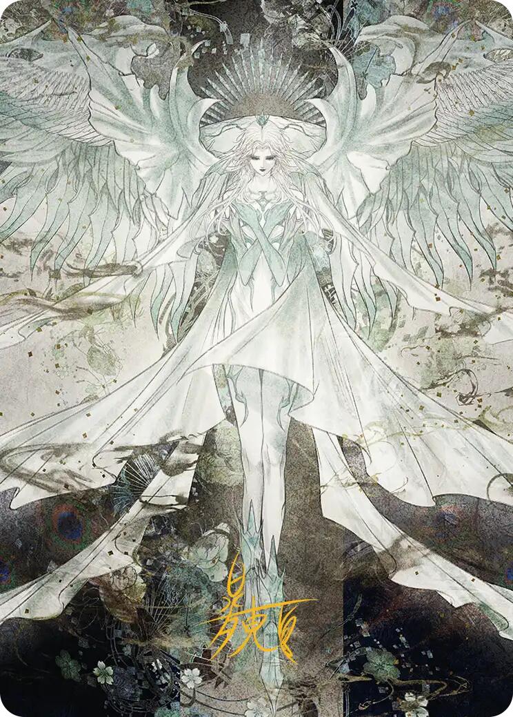 Hydaelyn, the Mothercrystal Art Card (Gold-Stamped Signature) [FINAL FANTASY Art Series] | Pegasus Games WI