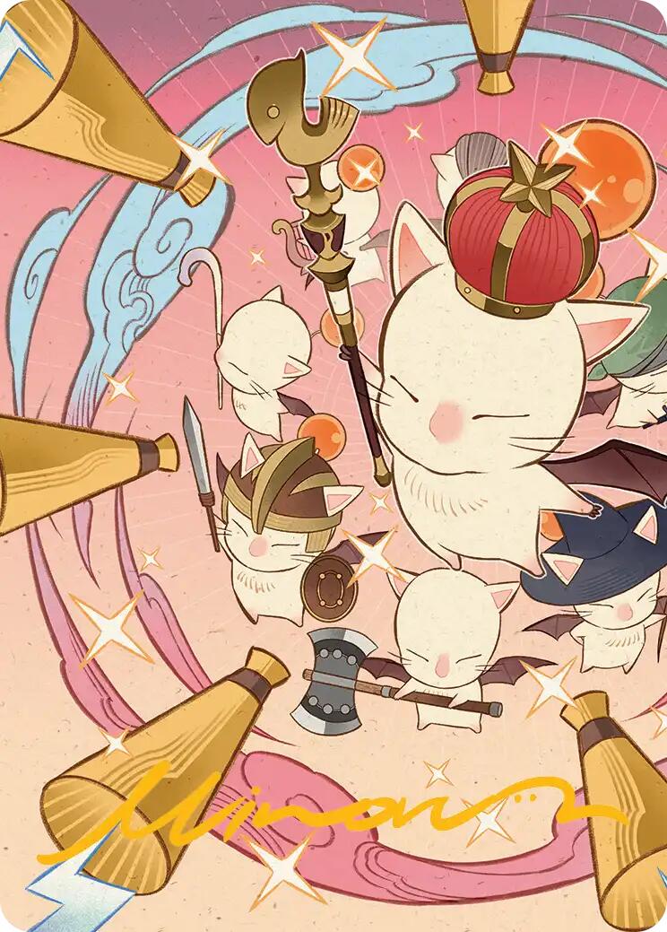 Summon: Good King Mog XII Art Card (Gold-Stamped Signature) [FINAL FANTASY Art Series] | Pegasus Games WI