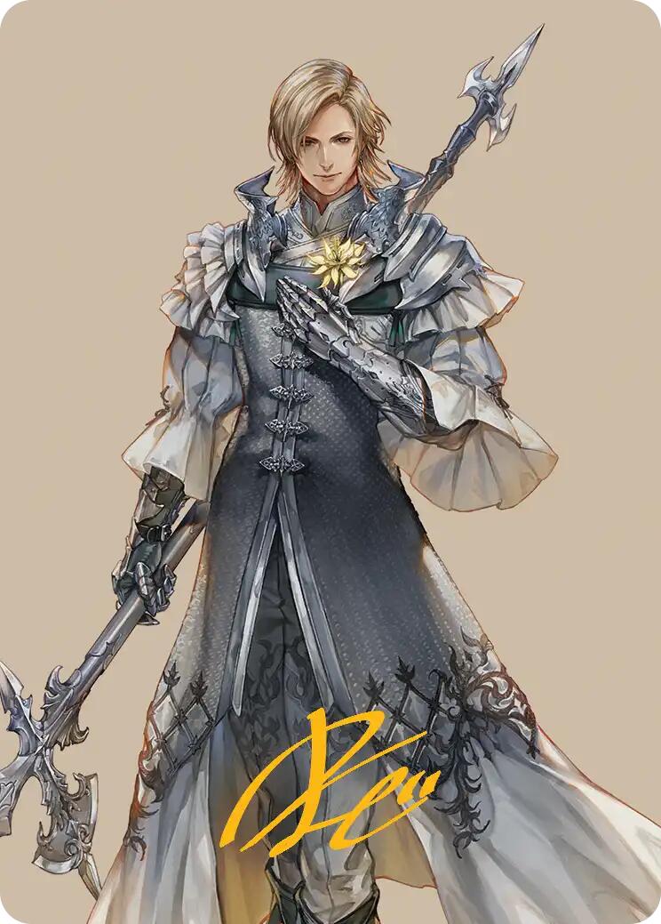Dion, Bahamut's Dominant Art Card (Gold-Stamped Signature) [FINAL FANTASY Art Series] | Pegasus Games WI