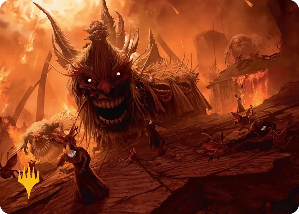 The Final Days Art Card (Gold-Stamped Planeswalker Symbol) [FINAL FANTASY Art Series] | Pegasus Games WI