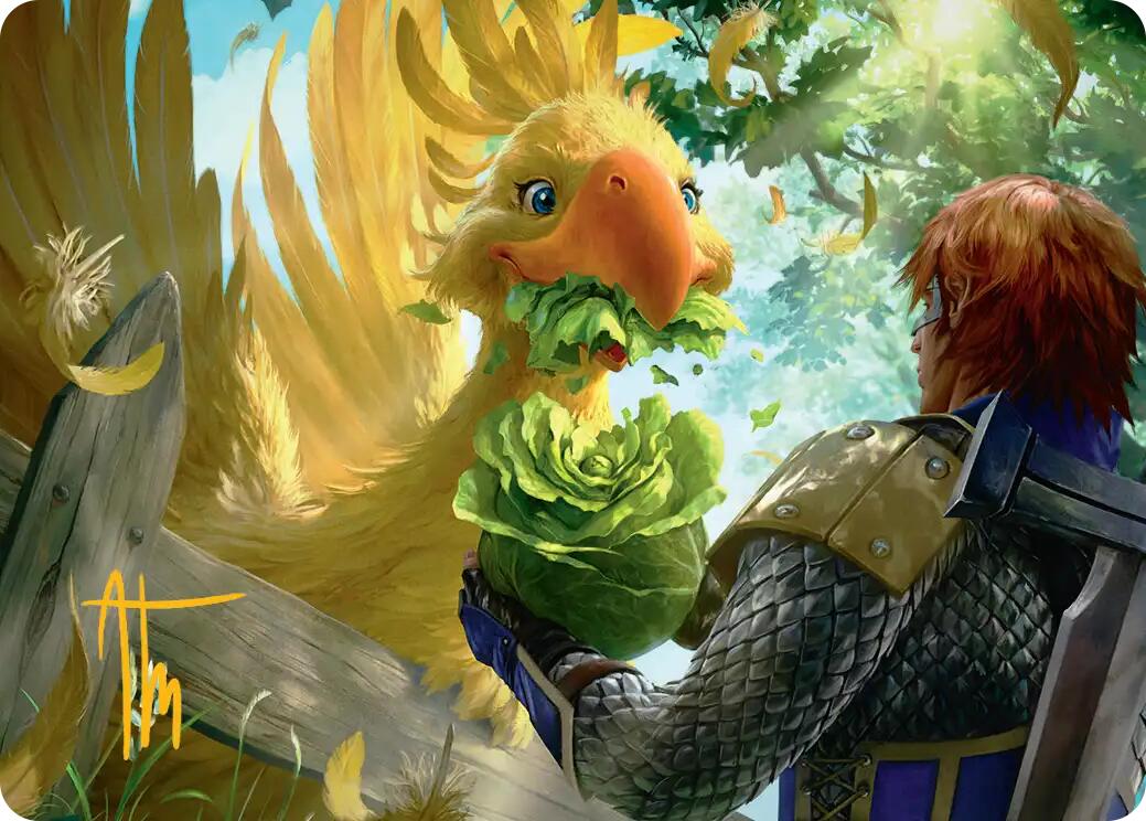 Gysahl Greens Art Card (Gold-Stamped Signature) [FINAL FANTASY Art Series] | Pegasus Games WI