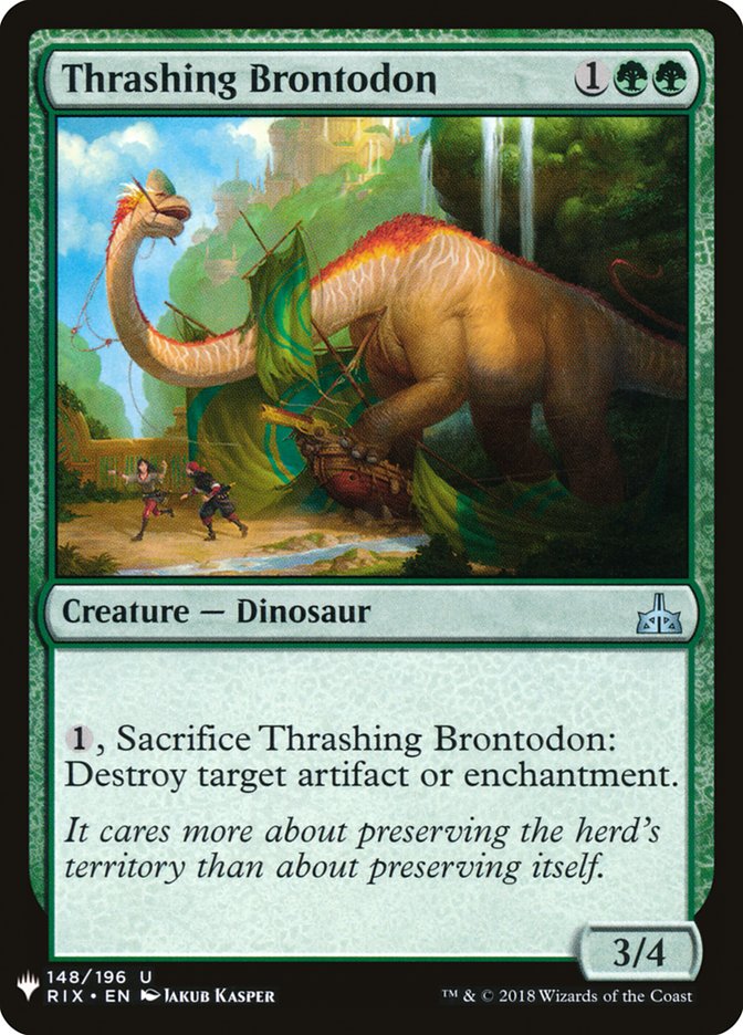 Thrashing Brontodon [Mystery Booster] | Pegasus Games WI