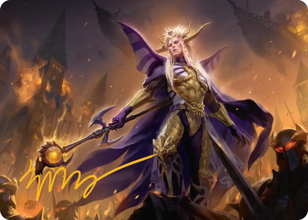 The Emperor of Palamecia Art Card (Gold-Stamped Signature) [FINAL FANTASY Art Series] | Pegasus Games WI