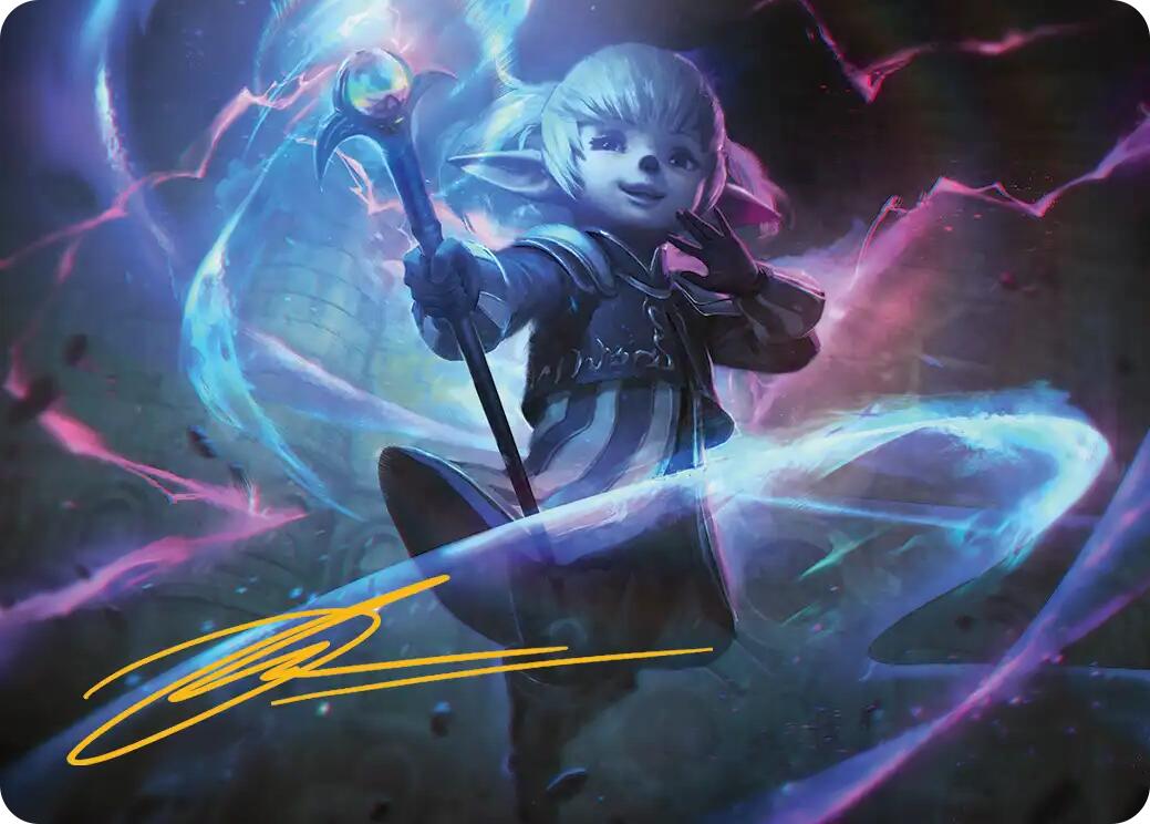 Shantotto, Tactician Magician Art Card (Gold-Stamped Signature) [FINAL FANTASY Art Series] | Pegasus Games WI