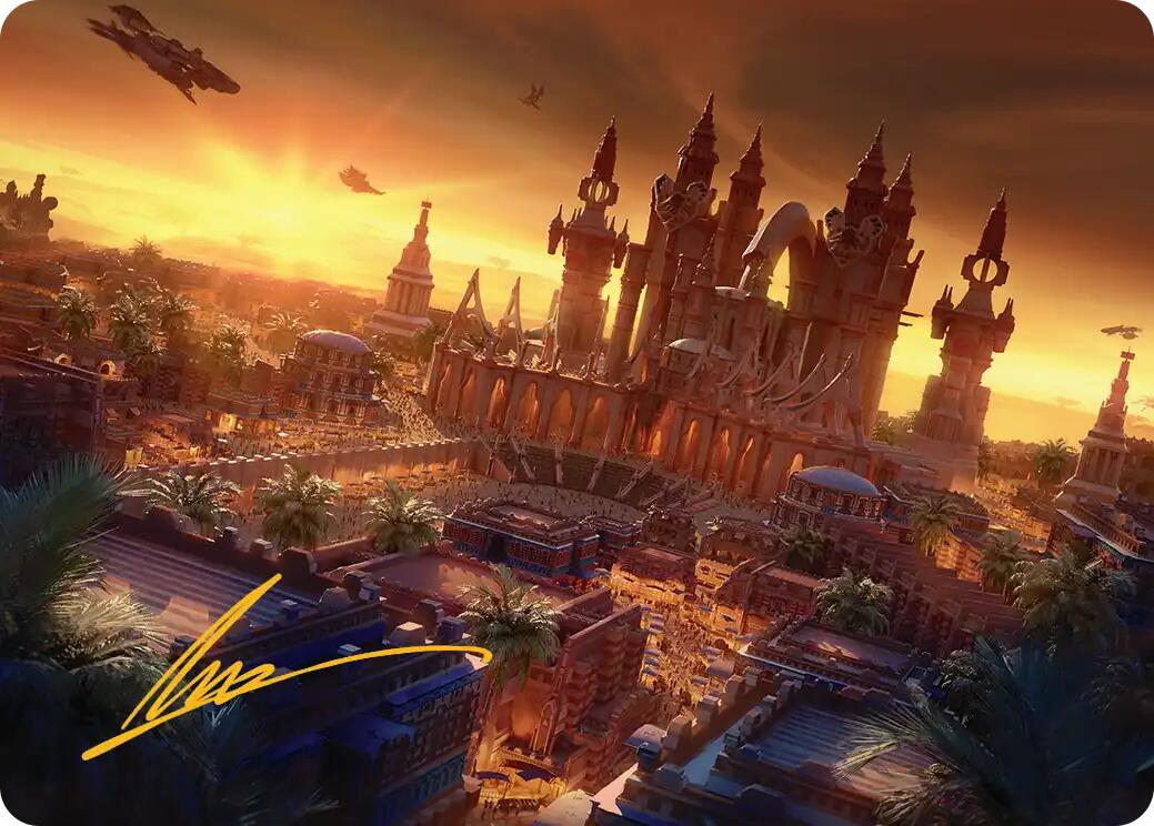 Rabanastre, Royal City Art Card (Gold-Stamped Signature) [FINAL FANTASY Art Series] | Pegasus Games WI