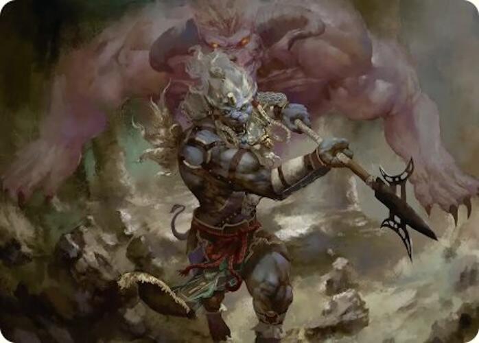 Kimahri, Valiant Guardian Art Card [FINAL FANTASY Art Series] | Pegasus Games WI