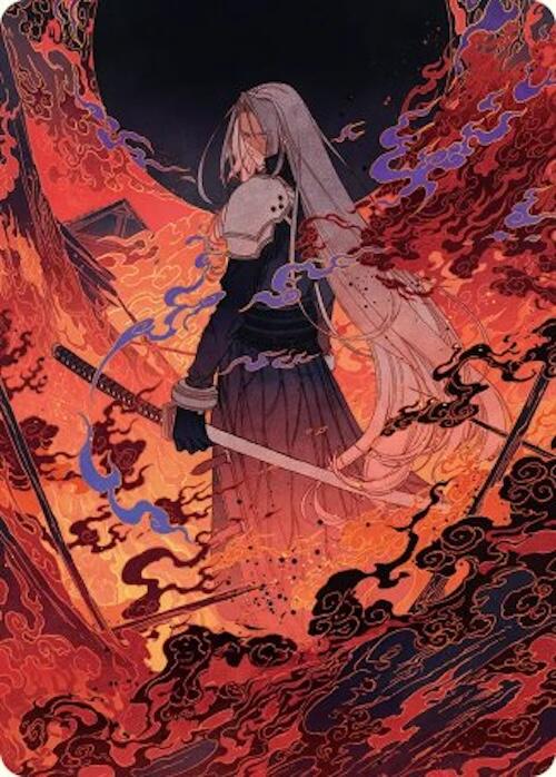 Nibelheim Aflame Art Card [FINAL FANTASY Art Series] | Pegasus Games WI
