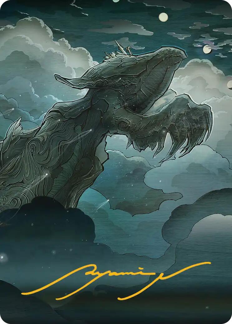 Sin, Spira's Punishment Art Card (Gold-Stamped Signature) [FINAL FANTASY Art Series] | Pegasus Games WI