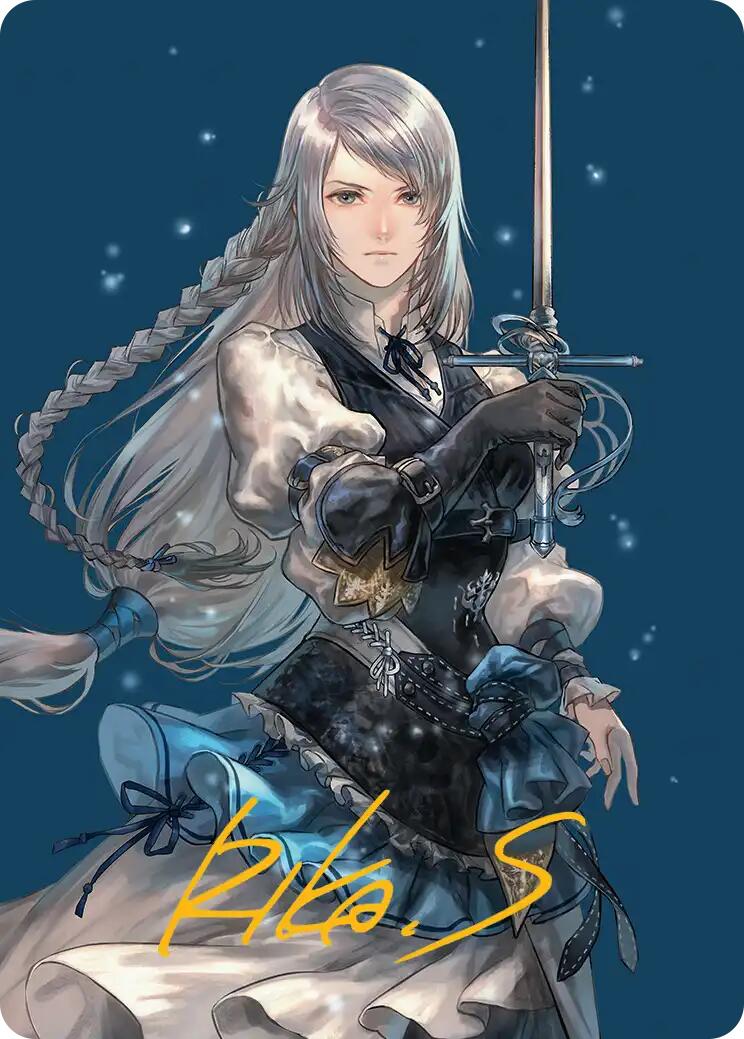 Jill, Shiva's Dominant Art Card (Gold-Stamped Signature) [FINAL FANTASY Art Series] | Pegasus Games WI