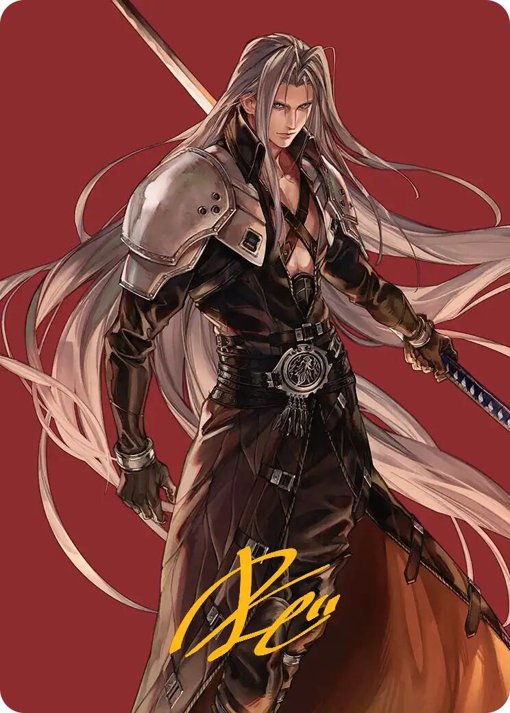Sephiroth, Fabled SOLDIER Art Card (Gold-Stamped Signature) [FINAL FANTASY Art Series] | Pegasus Games WI