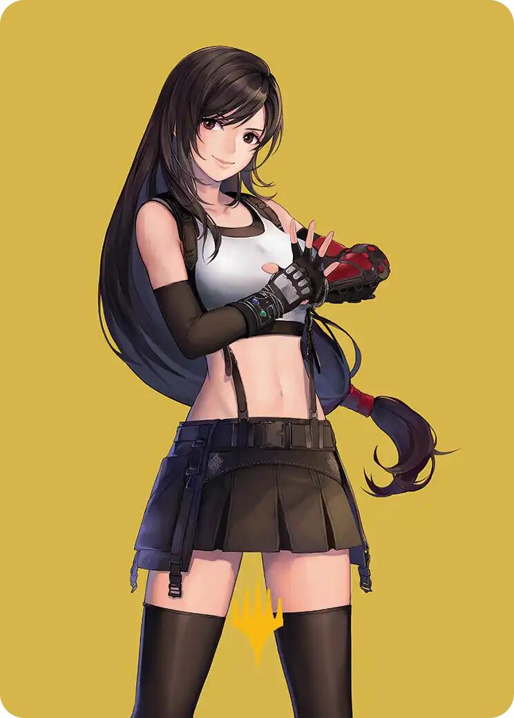 Tifa, Martial Artist Art Card (Gold-Stamped Planeswalker Symbol) [FINAL FANTASY Art Series] | Pegasus Games WI