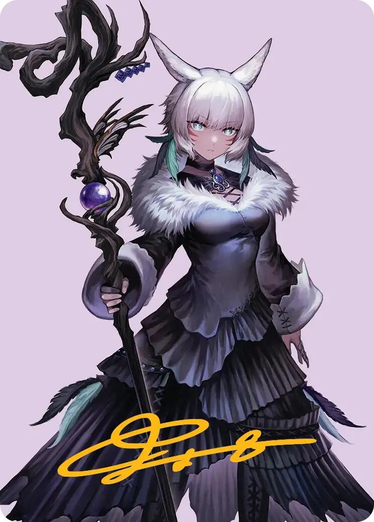 Y'shtola, Night's Blessed Art Card (53) (Gold-Stamped Signature) [FINAL FANTASY Art Series] | Pegasus Games WI