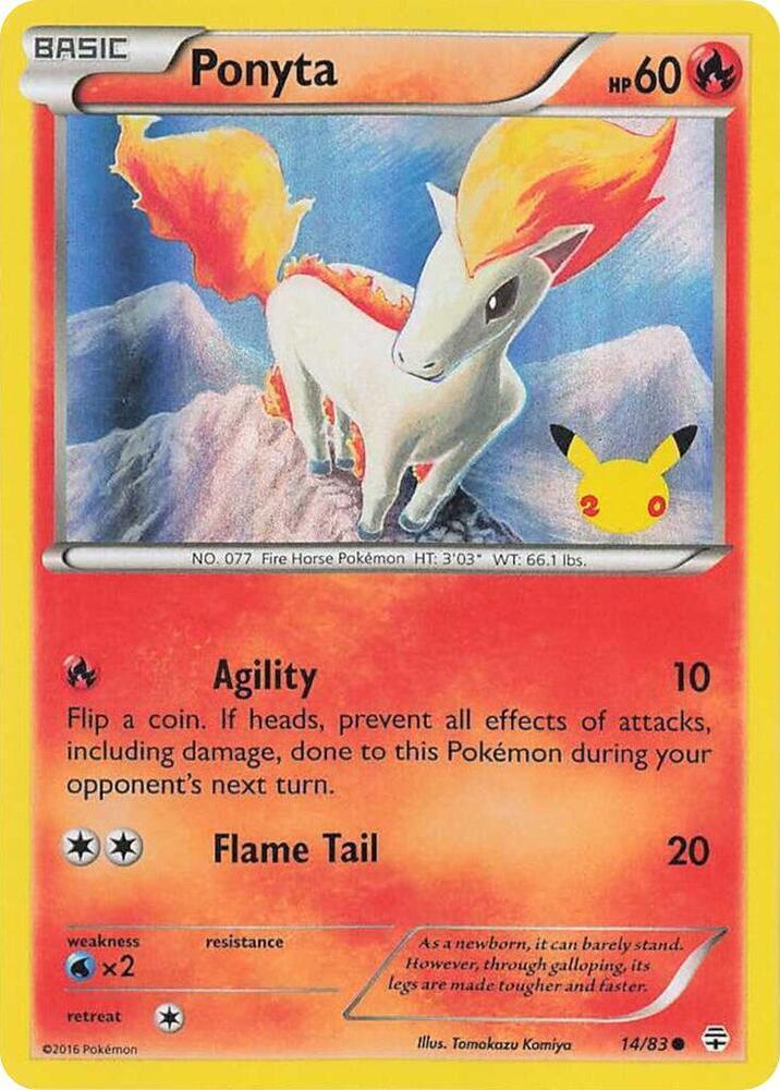 Ponyta (014/083) (UK Exclusive Promo) [Miscellaneous Cards] | Pegasus Games WI