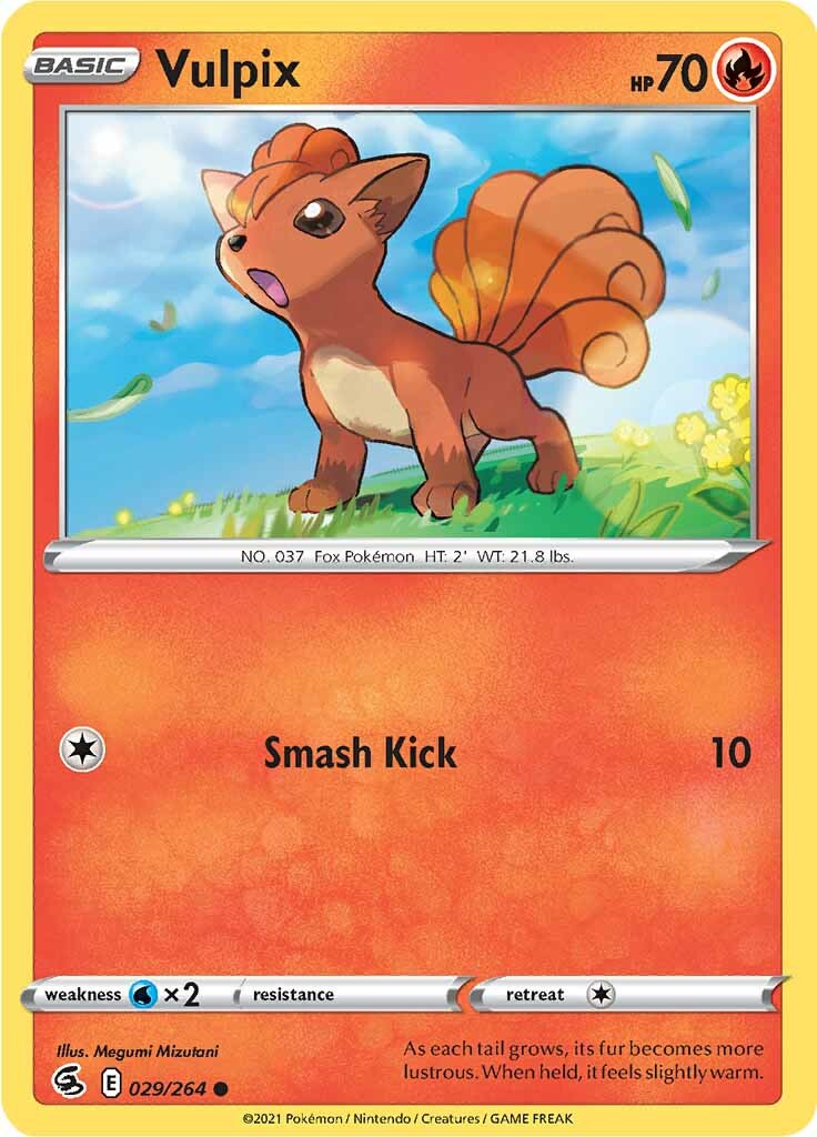 Vulpix (029/264) [Sword & Shield: Fusion Strike] | Pegasus Games WI