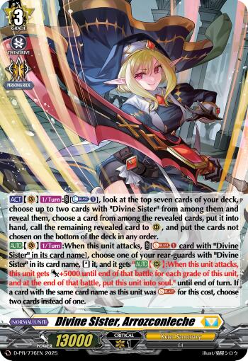 Divine Sister, Arrozconleche (Foil) (D-PR/776EN) [D Promo Cards] | Pegasus Games WI