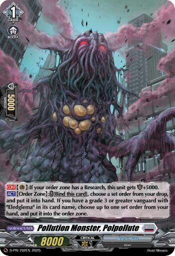 Pollution Monster, Polpollute (Foil) (D-PR/792EN) [D Promo Cards] | Pegasus Games WI