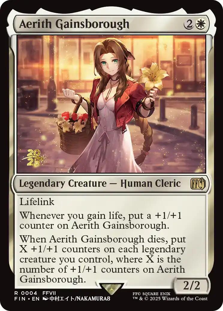 Aerith Gainsborough [FINAL FANTASY Prerelease Promo] | Pegasus Games WI