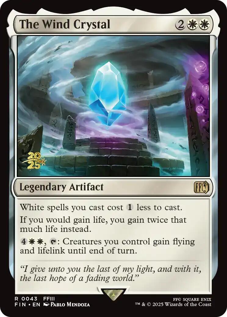 The Wind Crystal [FINAL FANTASY Prerelease Promo] | Pegasus Games WI