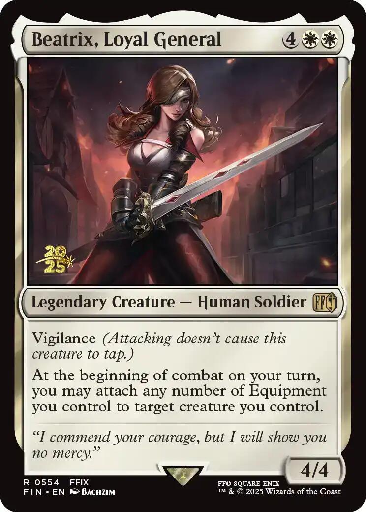Beatrix, Loyal General [FINAL FANTASY Prerelease Promo] | Pegasus Games WI