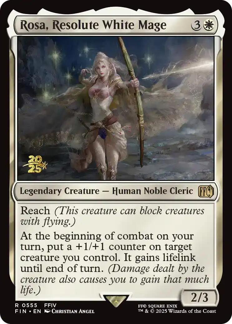 Rosa, Resolute White Mage [FINAL FANTASY Prerelease Promo] | Pegasus Games WI