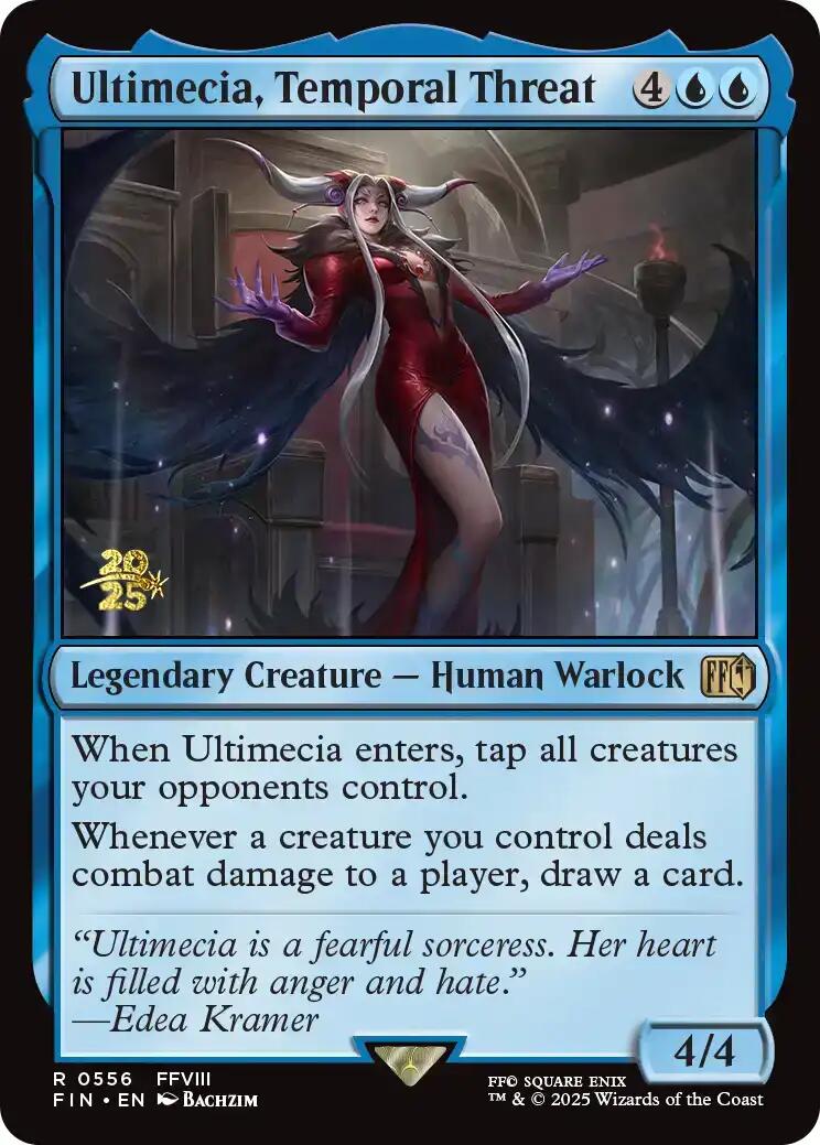 Ultimecia, Temporal Threat [FINAL FANTASY Prerelease Promo] | Pegasus Games WI