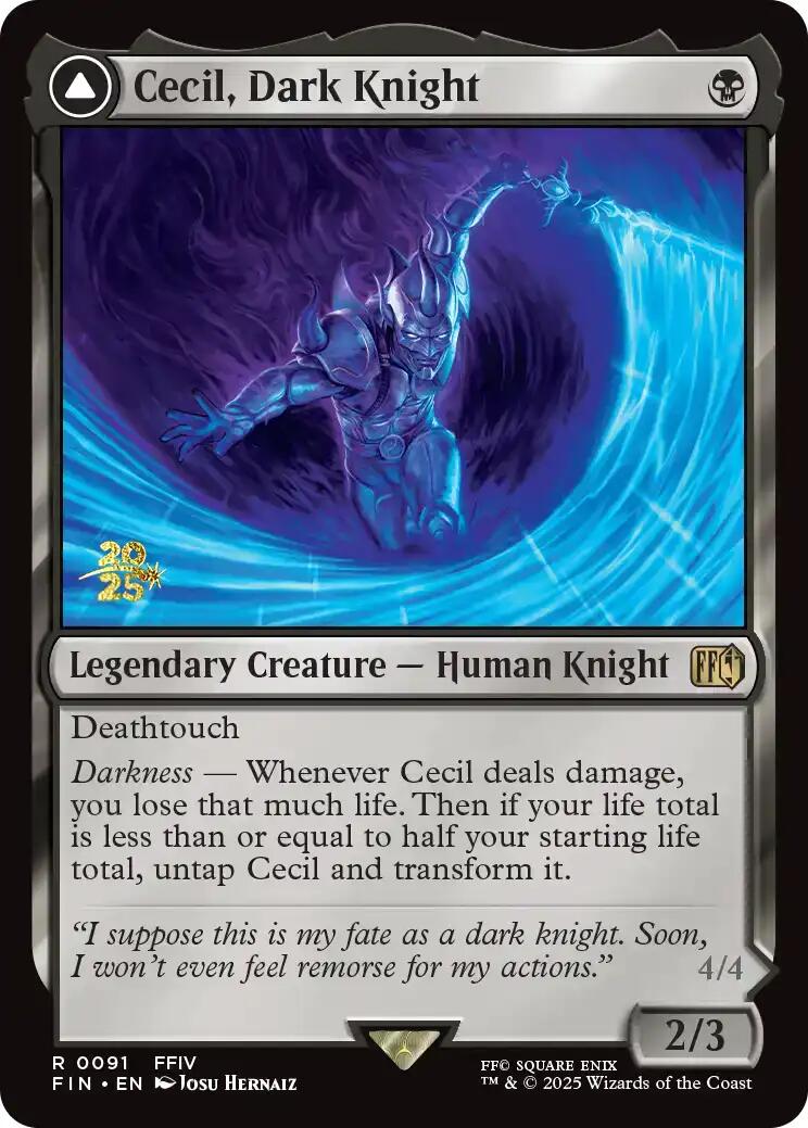 Cecil, Dark Knight [FINAL FANTASY Prerelease Promo] | Pegasus Games WI