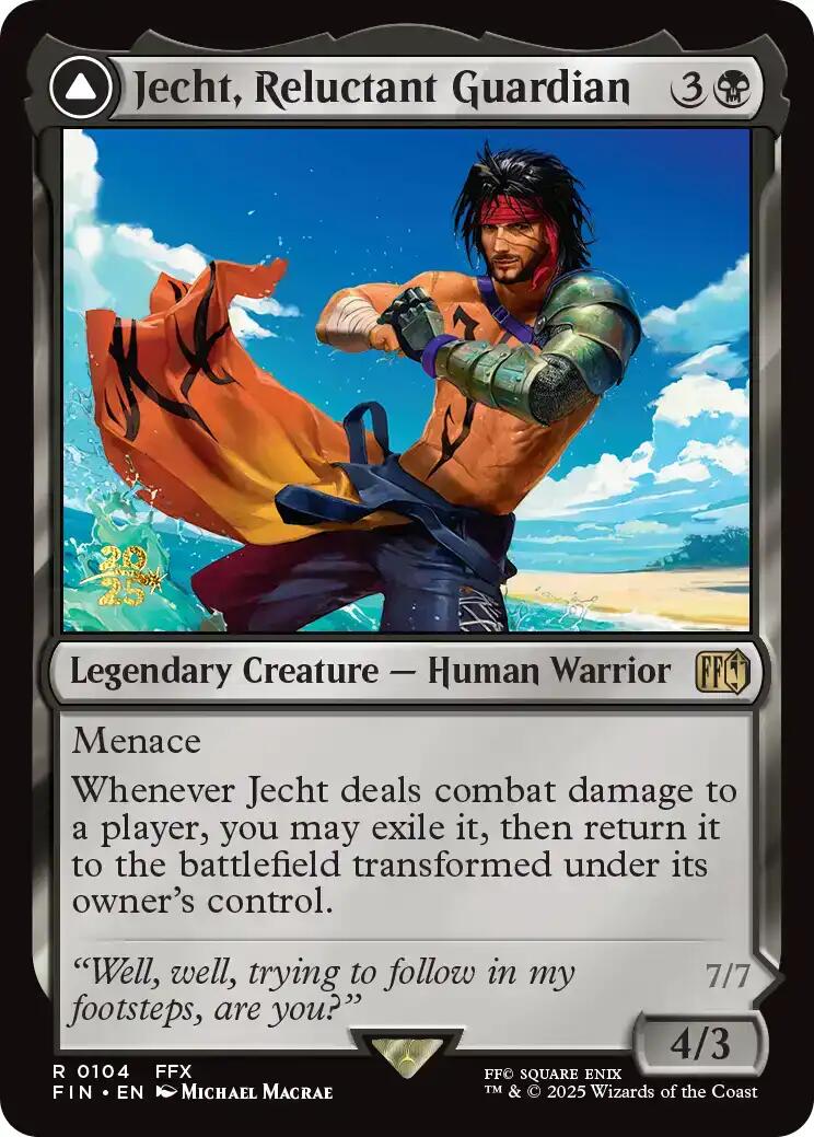 Jecht, Reluctant Guardian // Braska's Final Aeon [FINAL FANTASY Prerelease Promo] | Pegasus Games WI