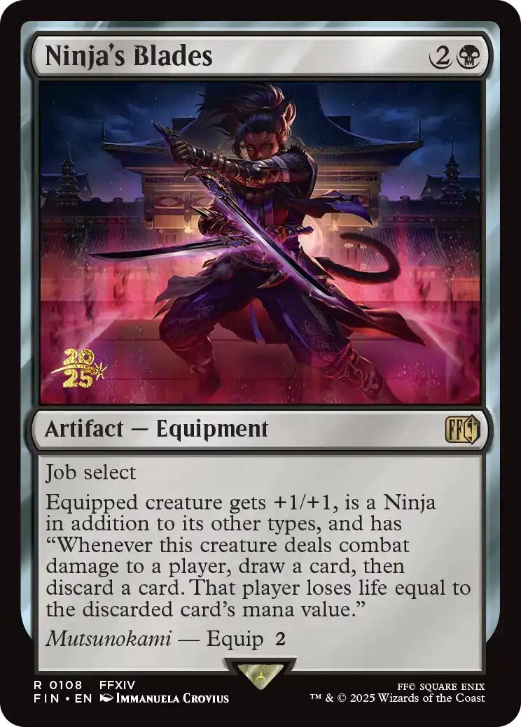 Ninja's Blades [FINAL FANTASY Prerelease Promo] | Pegasus Games WI