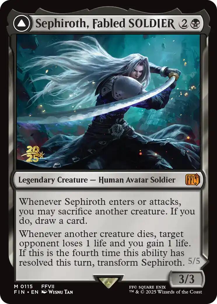 Sephiroth, Fabled SOLDIER [FINAL FANTASY Prerelease Promo] | Pegasus Games WI
