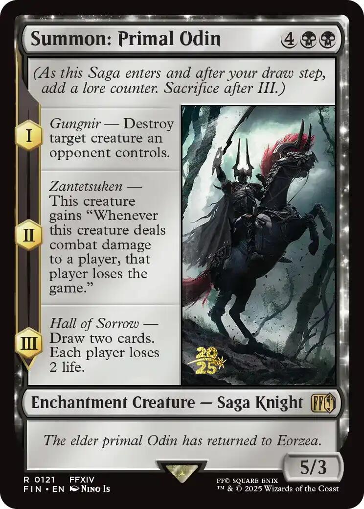 Summon: Primal Odin [FINAL FANTASY Prerelease Promo] | Pegasus Games WI